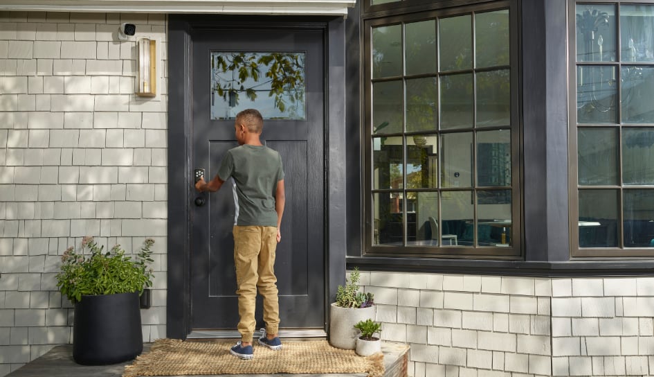 Vivint Smart Lock on home in Provo